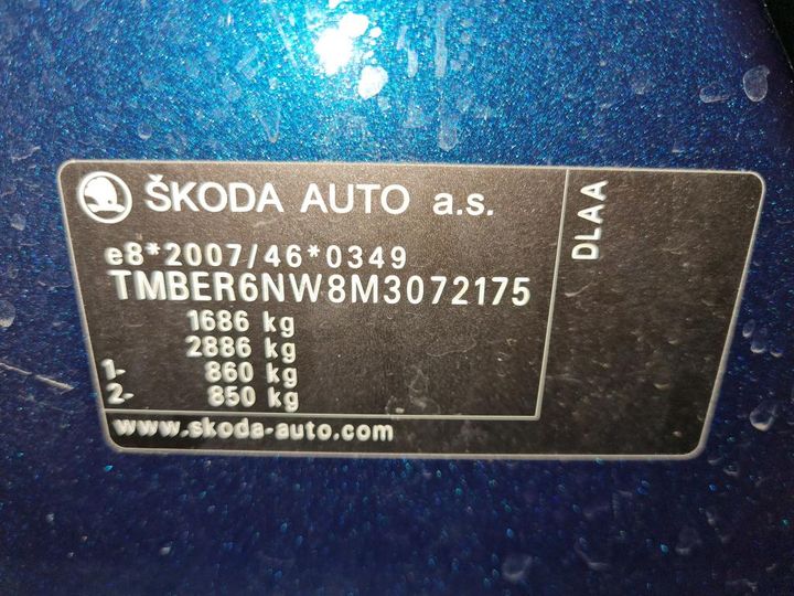 Photo 3 VIN: TMBER6NW8M3072175 - SKODA SCALA 