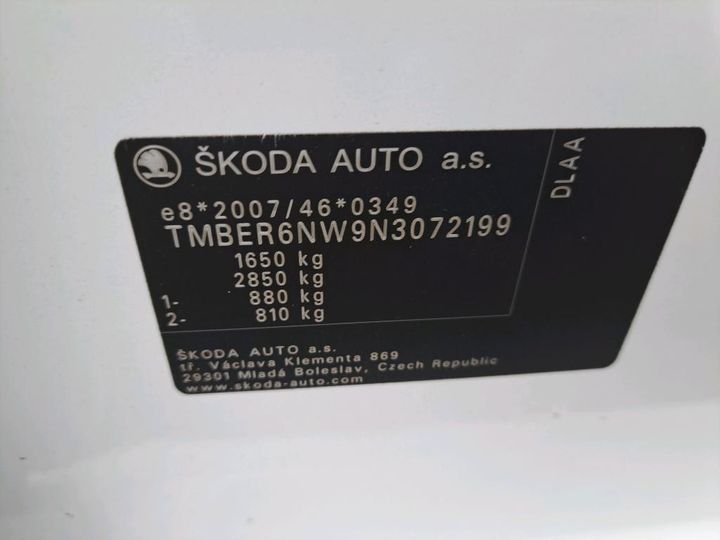 Photo 4 VIN: TMBER6NW9N3072199 - SKODA SCALA 