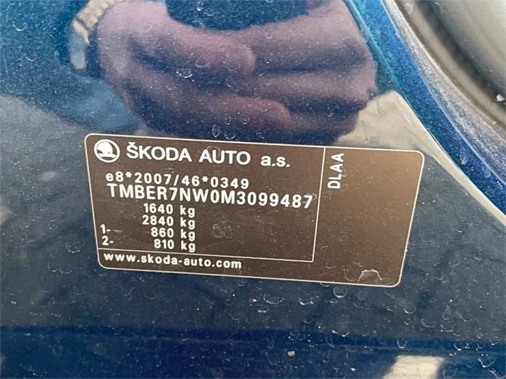 Photo 14 VIN: TMBER7NW0M3099487 - SKODA SCALA 