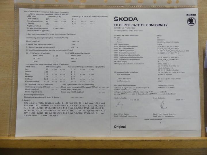 Photo 12 VIN: TMBER7NW6L3013758 - SKODA SCALA 