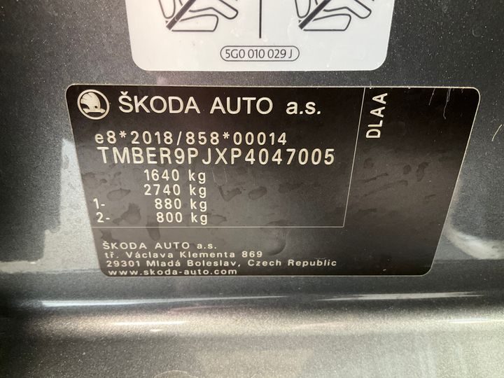 Photo 2 VIN: TMBER9PJXP4047005 - SKODA FABIA 