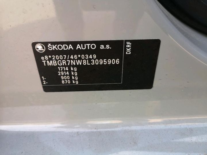 Photo 10 VIN: TMBGR7NW8L3095906 - SKODA KAMIQ 