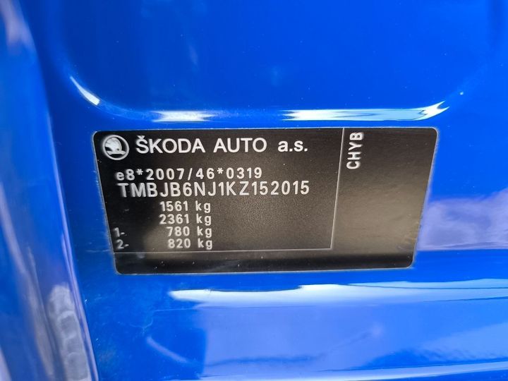 Photo 19 VIN: TMBJB6NJ1KZ152015 - SKODA FABIA 