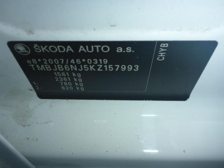 Photo 20 VIN: TMBJB6NJ5KZ157993 - SKODA FABIA 