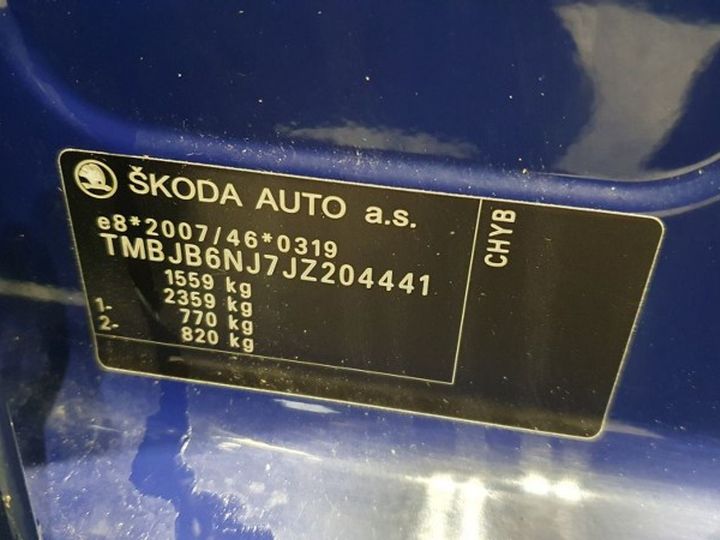 Photo 13 VIN: TMBJB6NJ7JZ204441 - SKODA FABIA COMBI 