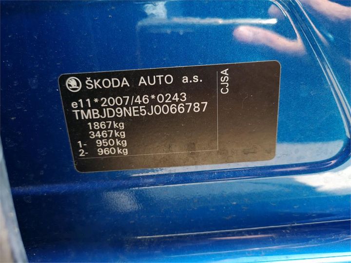 Photo 13 VIN: TMBJD9NE5J0066787 - SKODA OCTAVIA 