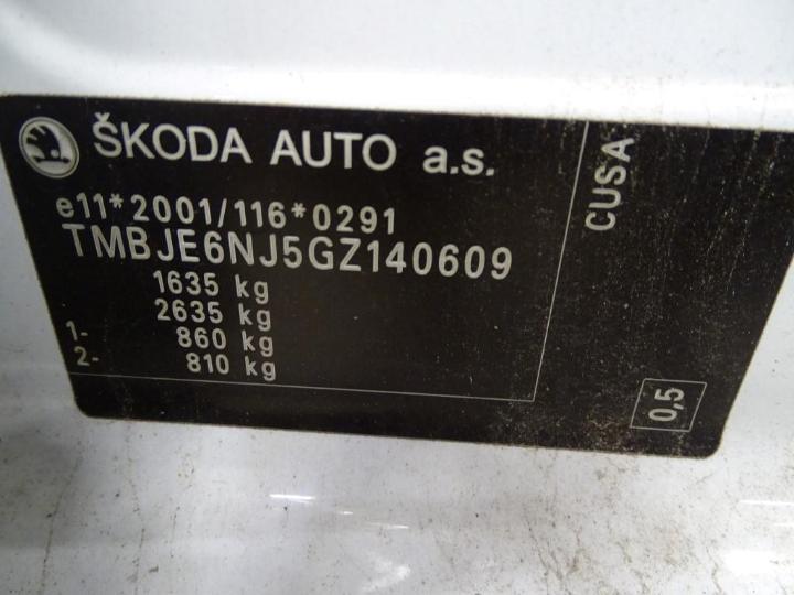 Photo 6 VIN: TMBJE6NJ5GZ140609 - SKODA FABIA 