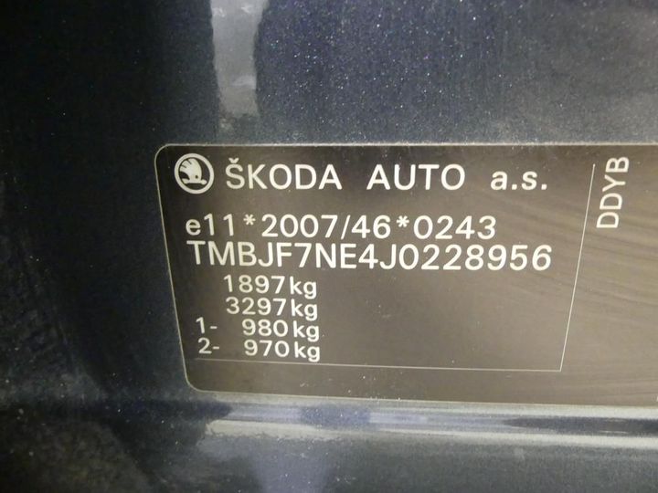 Photo 3 VIN: TMBJF7NE4J0228956 - SKODA OCTAVIA 