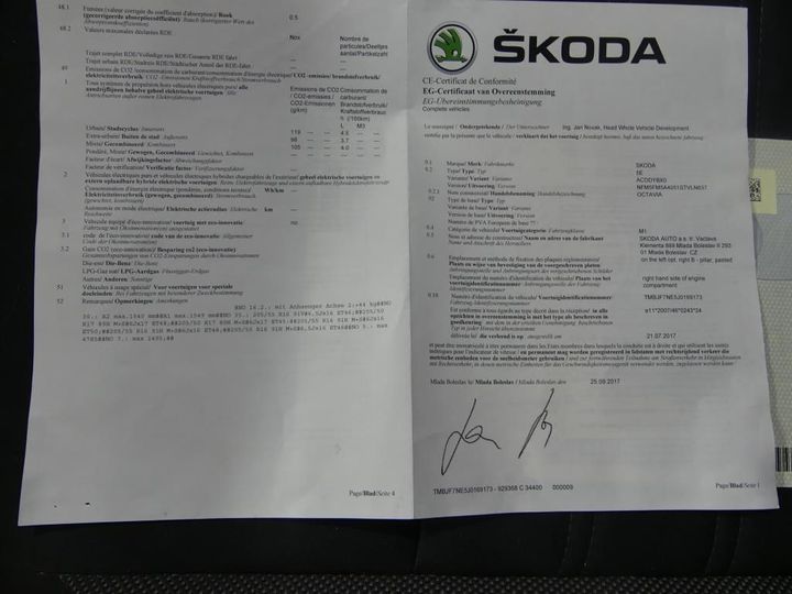 Photo 13 VIN: TMBJF7NE5J0169173 - SKODA OCTAVIA 