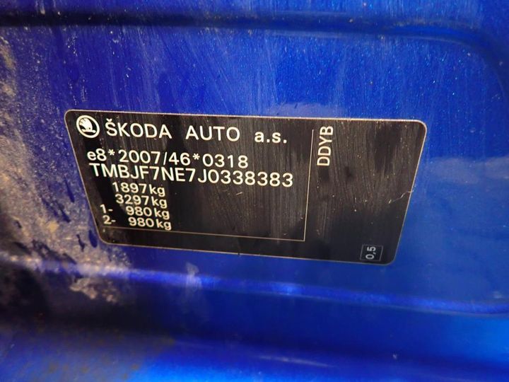 Photo 14 VIN: TMBJF7NE7J0338383 - SKODA OCTAVIA 