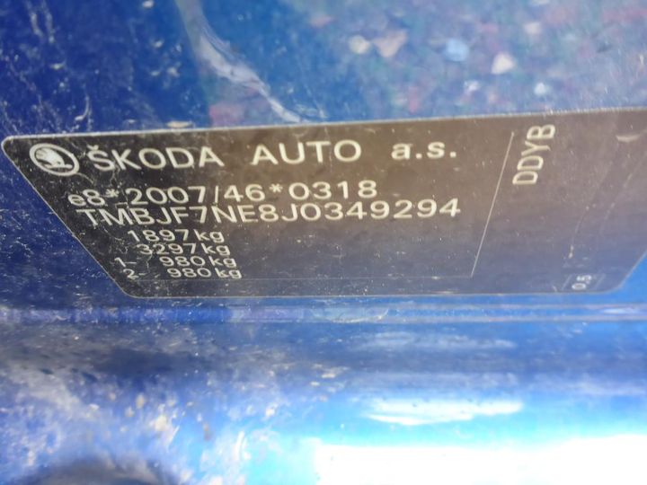 Photo 14 VIN: TMBJF7NE8J0349294 - SKODA OCTAVIA 