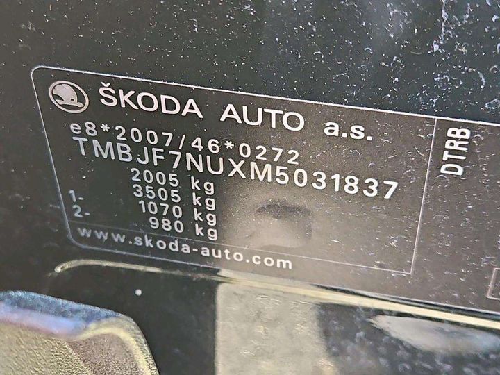 Photo 7 VIN: TMBJF7NUXM5031837 - SKODA KAROQ 