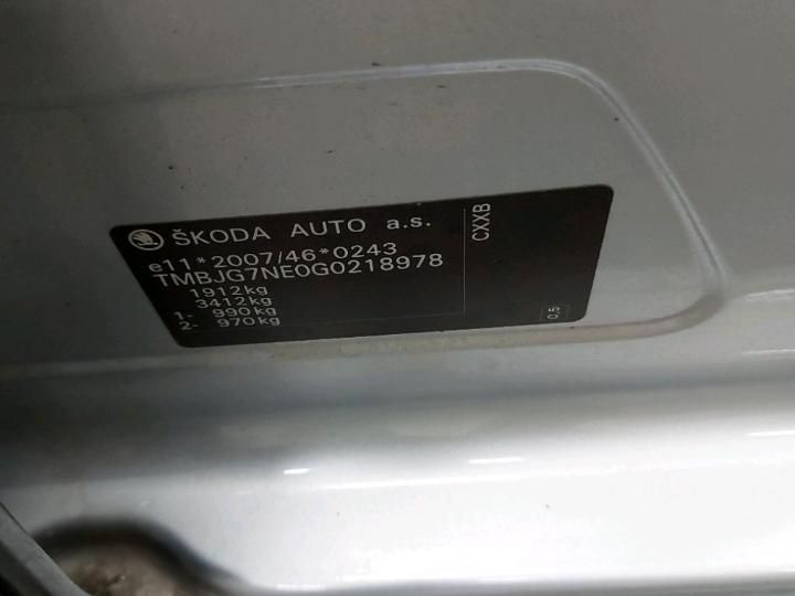 Photo 6 VIN: TMBJG7NE0G0218978 - SKODA OCTAVIA 