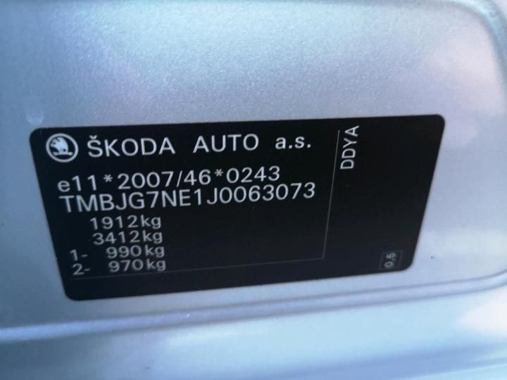 Photo 27 VIN: TMBJG7NE1J0063073 - SKODA OCTAVIA COMBI 