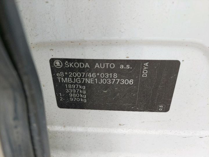 Photo 7 VIN: TMBJG7NE1J0377306 - SKODA OCTAVIA COMBI 