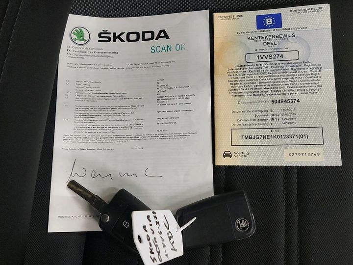 Photo 3 VIN: TMBJG7NE1K0123371 - SKODA OCTAVIA 