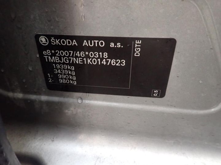 Photo 11 VIN: TMBJG7NE1K0147623 - SKODA OCTAVIA COMBI 