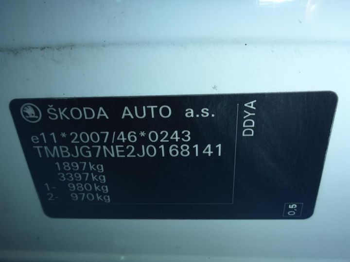 Photo 12 VIN: TMBJG7NE2J0168141 - SKODA OCTAVIA 