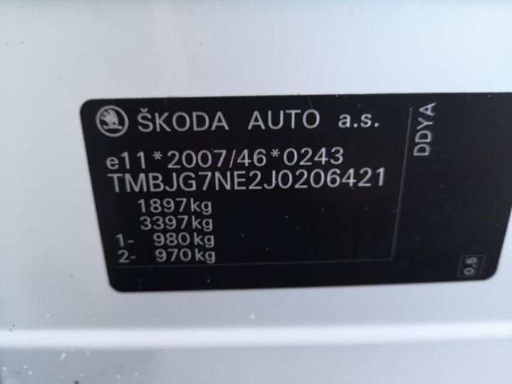 Photo 7 VIN: TMBJG7NE2J0206421 - SKODA OCTAVIA COMBI 