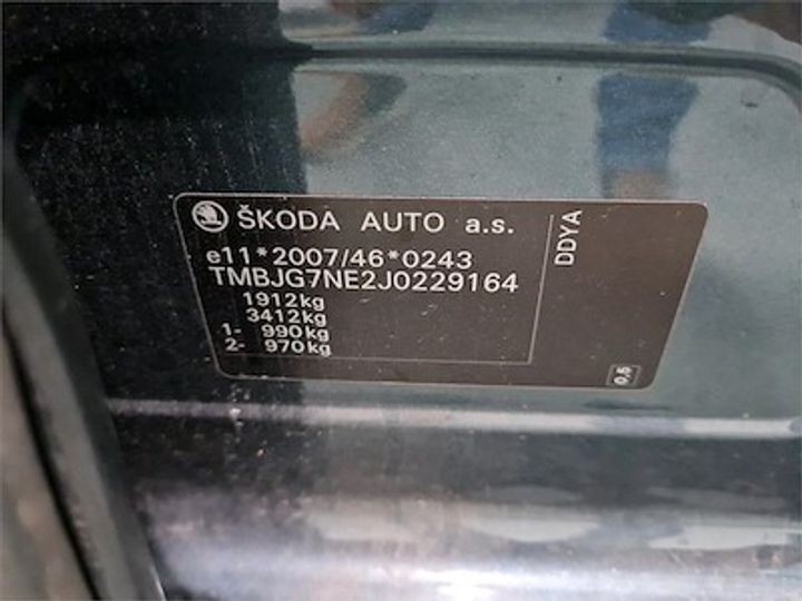 Photo 12 VIN: TMBJG7NE2J0229164 - SKODA OCTAVIA 