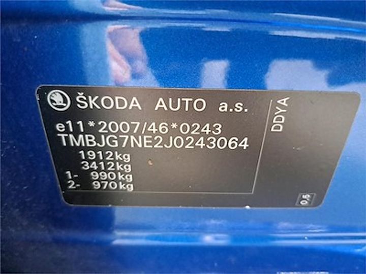 Photo 11 VIN: TMBJG7NE2J0243064 - SKODA OCTAVIA 