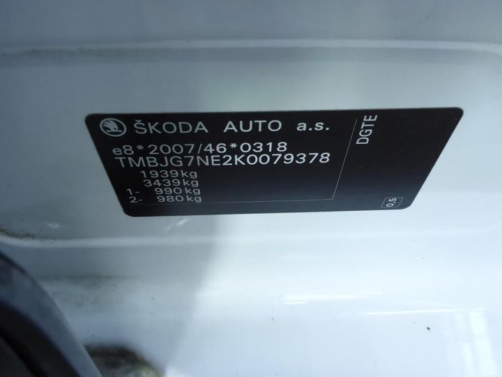 Photo 14 VIN: TMBJG7NE2K0079378 - SKODA OCTAVIA 