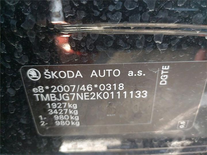 Photo 8 VIN: TMBJG7NE2K0111133 - SKODA OCTAVIA COMBI 