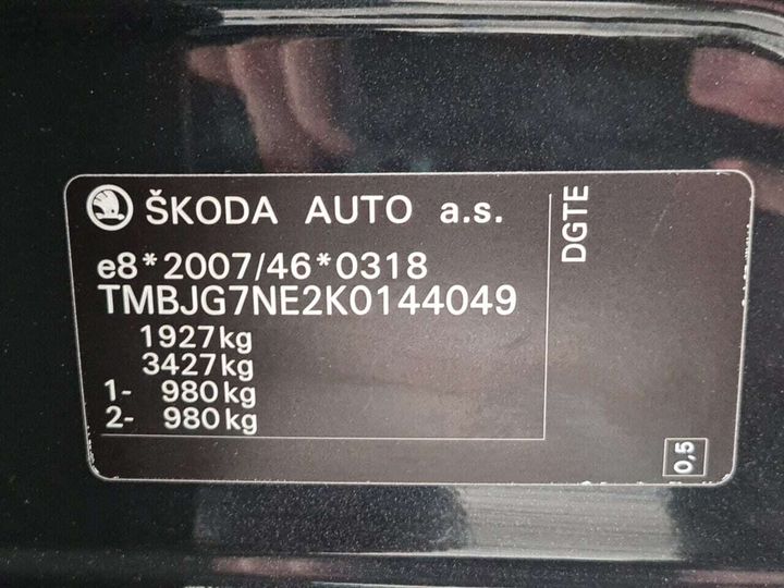 Photo 25 VIN: TMBJG7NE2K0144049 - SKODA OCTAVIA 