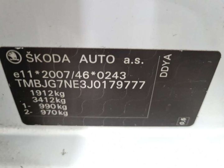 Photo 24 VIN: TMBJG7NE3J0179777 - SKODA OCTAVIA 