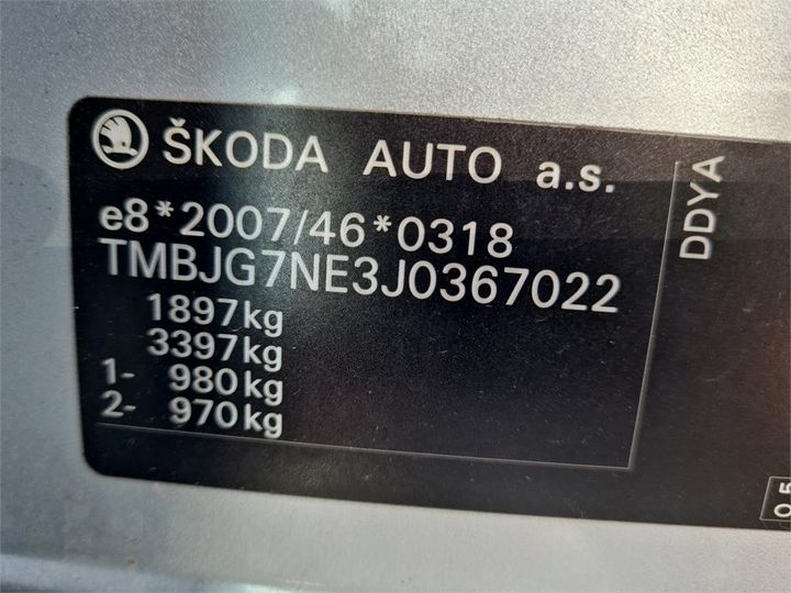 Photo 4 VIN: TMBJG7NE3J0367022 - SKODA OCTAVIA 