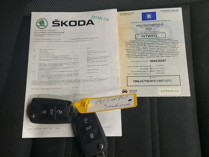 Photo 3 VIN: TMBJG7NE4K0124871 - SKODA OCTAVIA 