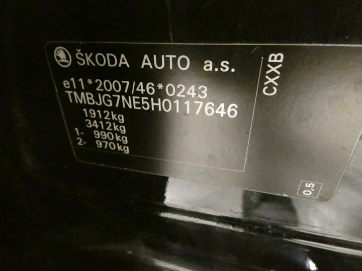 Photo 4 VIN: TMBJG7NE5H0117646 - SKODA OCTAVIA 