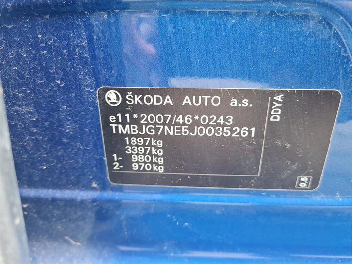 Photo 6 VIN: TMBJG7NE5J0035261 - SKODA OCTAVIA 