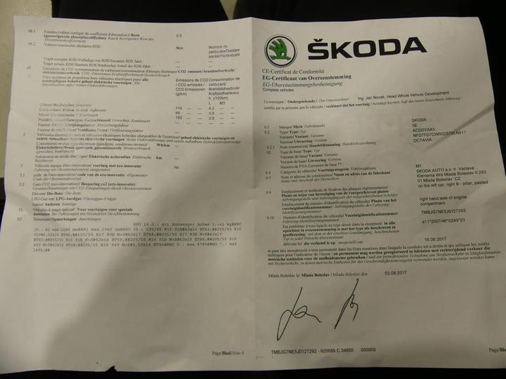 Photo 11 VIN: TMBJG7NE5J0127292 - SKODA OCTAVIA 