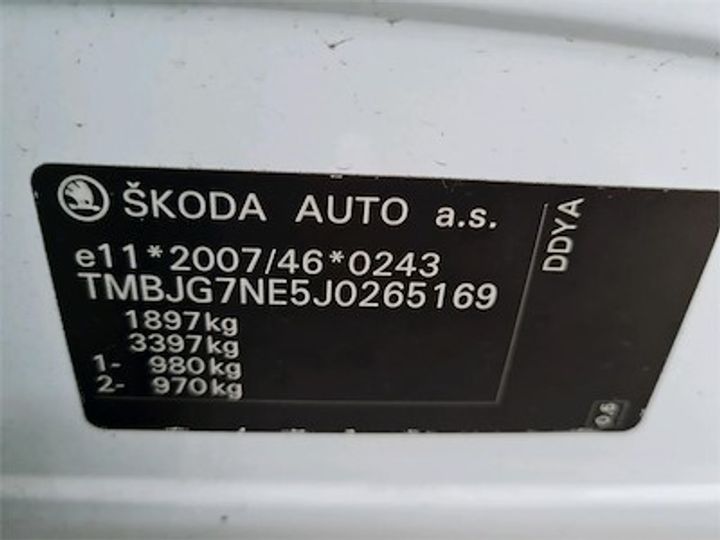 Photo 11 VIN: TMBJG7NE5J0265169 - SKODA OCTAVIA COMBI DIESEL - 2017 