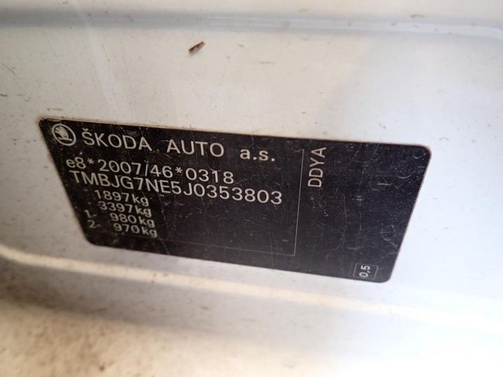 Photo 14 VIN: TMBJG7NE5J0353803 - SKODA OCTAVIA 