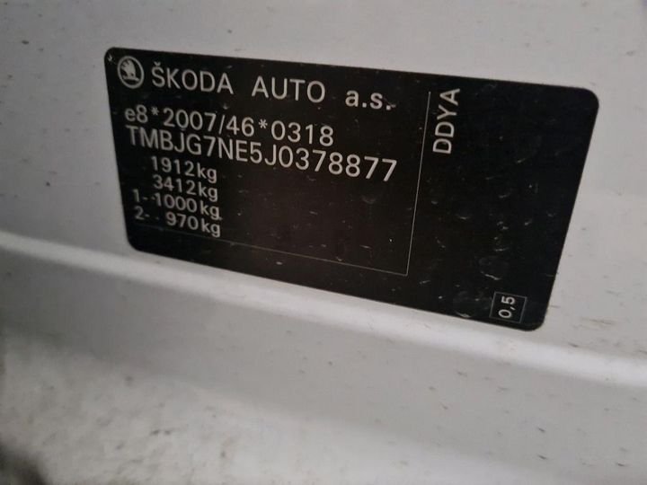 Photo 3 VIN: TMBJG7NE5J0378877 - SKODA OCTAVIA 