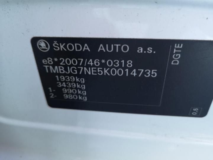 Photo 9 VIN: TMBJG7NE5K0014735 - SKODA OCTAVIA 