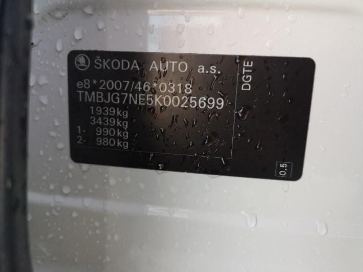 Photo 6 VIN: TMBJG7NE5K0025699 - SKODA OCTAVIA 