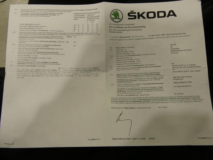 Photo 11 VIN: TMBJG7NE6H0119583 - SKODA OCTAVIA 