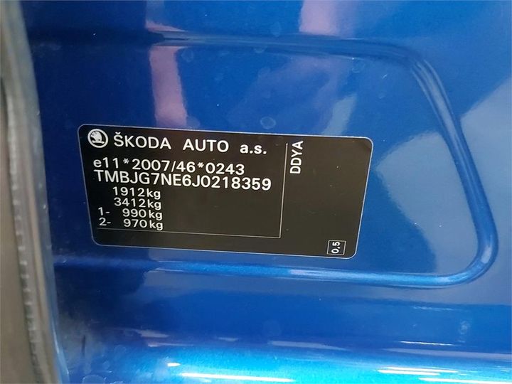 Photo 6 VIN: TMBJG7NE6J0218359 - SKODA OCTAVIA COMBI 