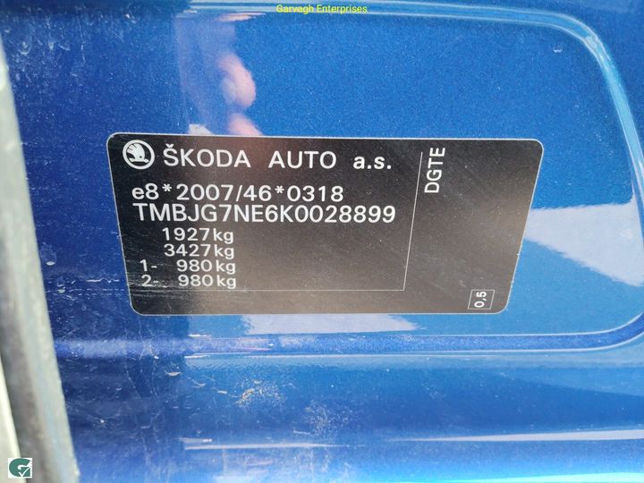 Photo 11 VIN: TMBJG7NE6K0028899 - SKODA OCTAVIA 