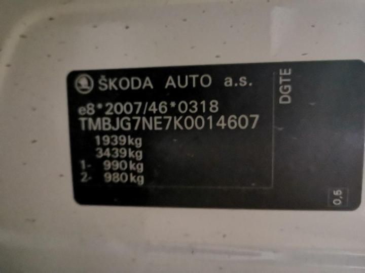 Photo 21 VIN: TMBJG7NE7K0014607 - SKODA OCTAVIA 