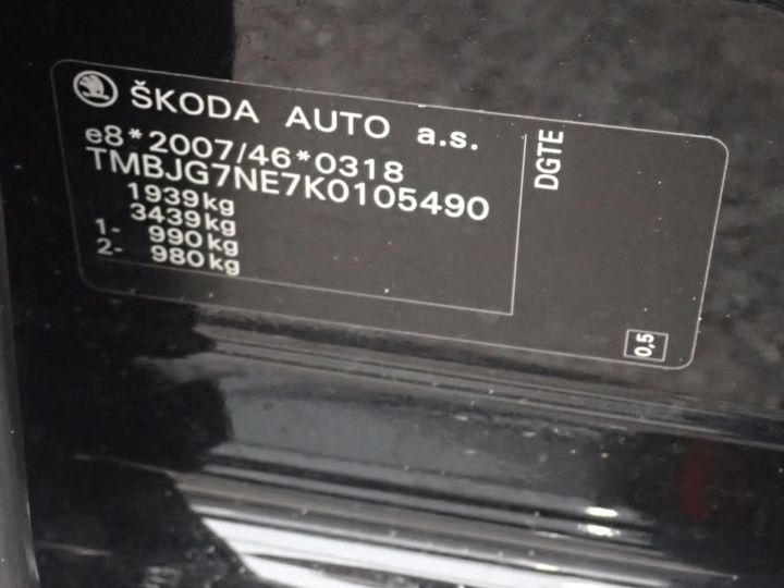 Photo 12 VIN: TMBJG7NE7K0105490 - SKODA OCTAVIA COMBI 