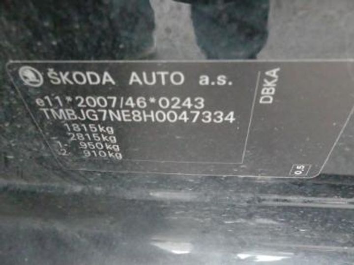 Photo 12 VIN: TMBJG7NE8H0047334 - SKODA OCTAVIA 