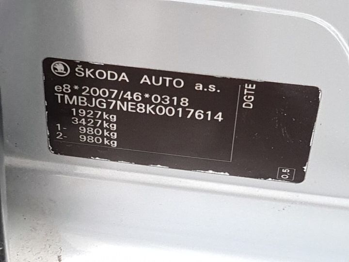 Photo 32 VIN: TMBJG7NE8K0017614 - SKODA OCTAVIA 