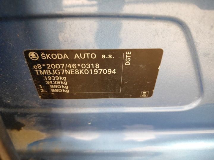 Photo 18 VIN: TMBJG7NE8K0197094 - SKODA OCTAVIA 