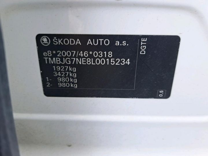 Photo 27 VIN: TMBJG7NE8L0015234 - SKODA OCTAVIA 