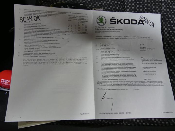 Photo 12 VIN: TMBJG7NE9H0098390 - SKODA OCTAVIA 