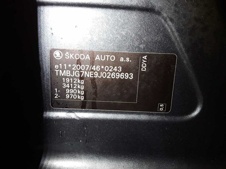 Photo 12 VIN: TMBJG7NE9J0269693 - SKODA OCTAVIA 